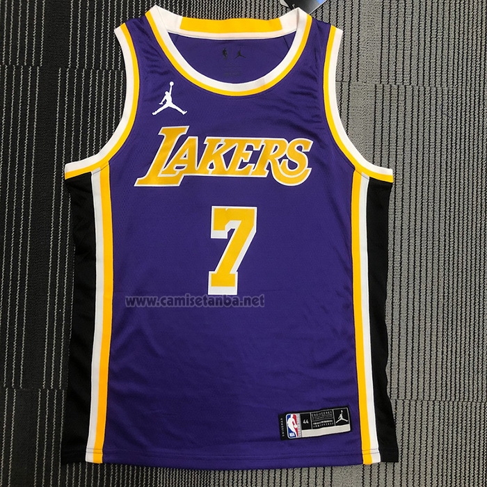 Camiseta Los Angeles Lakers Carmelo Anthony #7 Statement 2020-21 Violeta